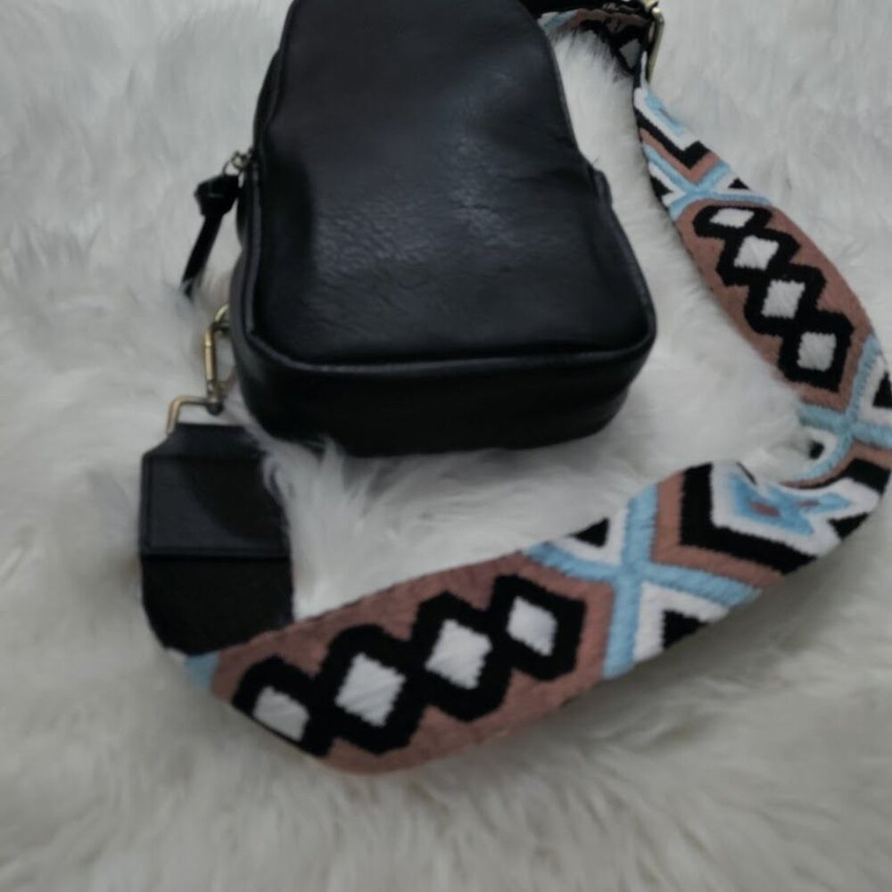 Urban Originals Anthropologie Boho Traveler Faux Leather Liberty Crossbody Bag - Picture 4 of 13